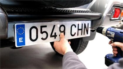 Consejos para cambiar la matrícula del coche