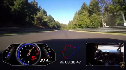Así voló en Nürburgring el Lamborghini Huracán Performante