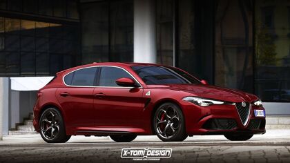 No queda mal esta combinación de un Alfa Romeo Giulia con un Giulietta