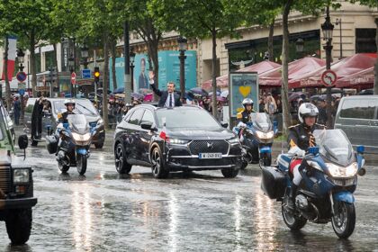 El DS 7 Crossback es el nuevo coche presidencial de Macron en Francia