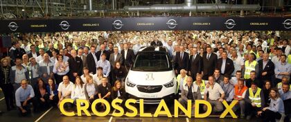 El Opel Crossland X inicia su producción en Figueruelas y el Corsa también se quedará allí