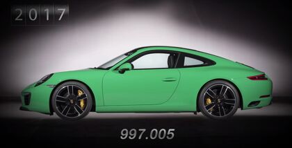 Porsche 911: un millón de unidades y siete generaciones en vídeo