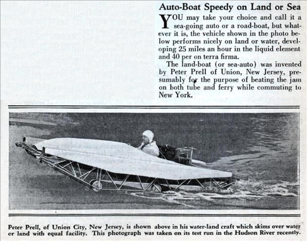 Primeros Coches Anfibios