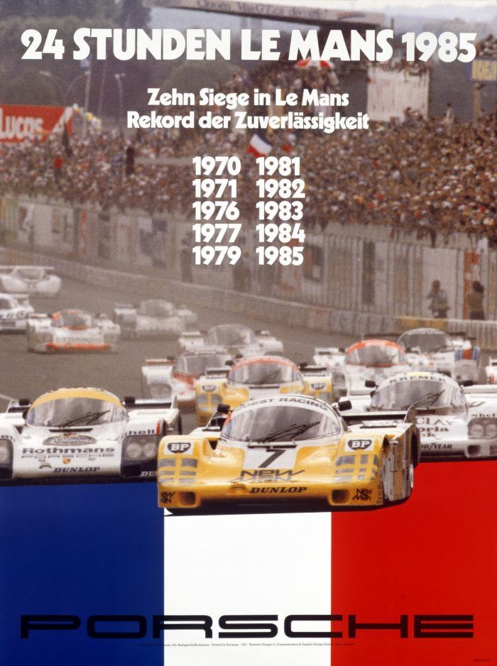 12 PORSCHE 24h De Le Mans 1985 700x938