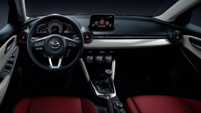 Mazda 2 Sport Red Edition Interior 1 700x394
