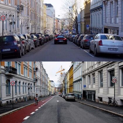 Oslo comienza el exilio de los coches de la zona centro de sus ciudades