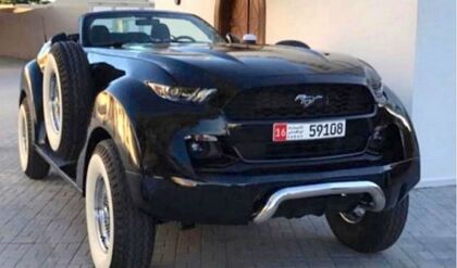 El Ford Mustang más grande del mundo: el capricho de un jeque árabe