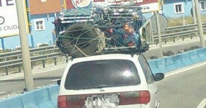 ¿Es correcto llevar así la carga?