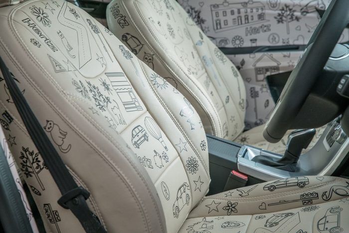 Hertz Coche Alquiler Colorear 1 700x467