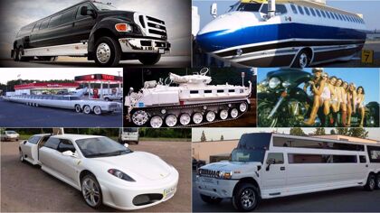 Nueve de las limusinas más locas del planeta