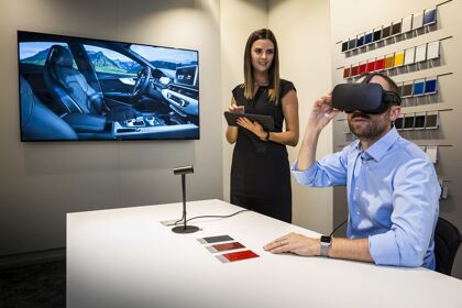 La experiencia en 3D de Audi VR Experience te permite diseñar el coche de tus sueños