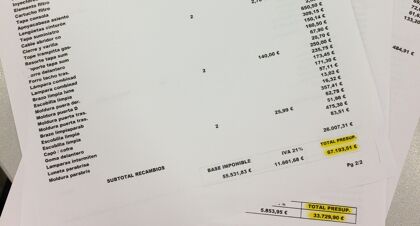 El increíble presupuesto de reparar tres Nissan Patrol de la Guardia Civil destrozados