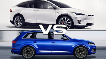 Qué ocurre cuando enfrentas al Tesla Model X con el Audi SQ7