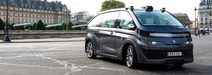 Robotaxi Autonomo Navya Paris 2 700x249