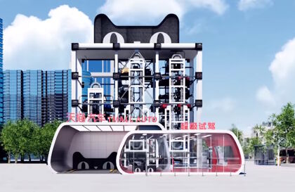 Con esta máquina expendedora china compras coche como un refresco