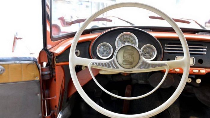 1959 Skoda 450 Steering Wheel 700x394