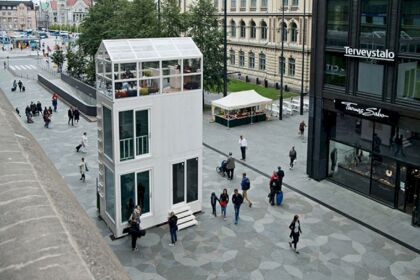 ¿Un apartamento en el espacio de una plaza de aparcamiento?