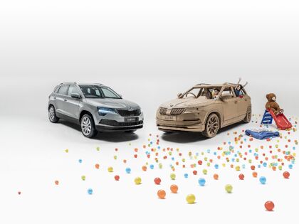 Este Skoda Karoq de cartón es el sueño de cualquier niño