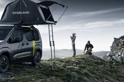 La tienda de campaña del Peugeot Rifter 4&#215;4 Concept saldrá a la venta