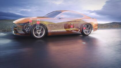 Así funciona la suspensión MagneRide del Ford Mustang (en vídeo)