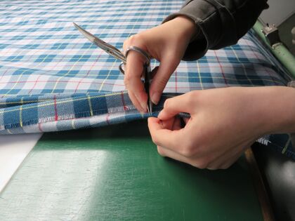 Mercedes recupera la tapicería de tela original del 300 SL