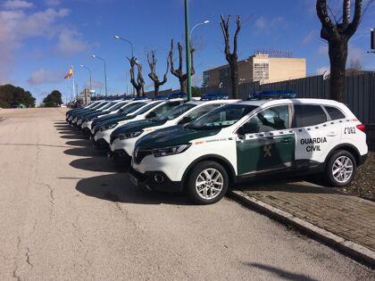 180 unidades de Renault Kadjar prestarán servicio a la Guardia Civil