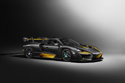 McLaren Senna Carbon Theme, sobrado de fibra de carbono