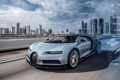 Telemetría a tiempo real para que el Bugatti Chiron esté siempre listo