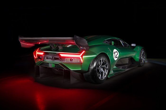 BRABHAM BT62 Rear Qtr View Lights On 700x466