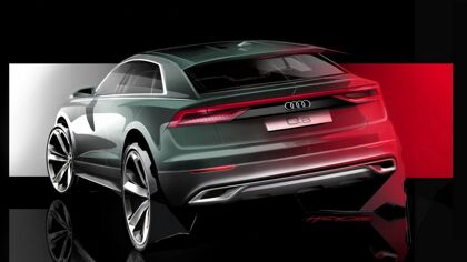 El Audi Q8 se empieza a mostrar y tendrá hasta una miniserie