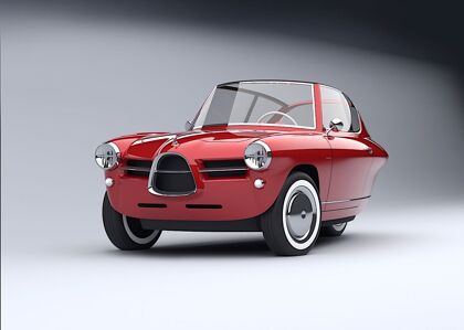 Nobe 100 EV, un eléctrico de tres ruedas con estilo retro