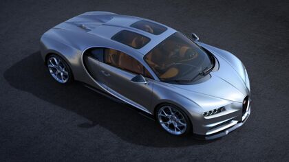 El Bugatti Chiron ofrecerá el Sky View, un techo de cristal doble