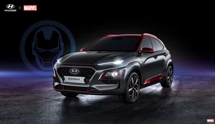 Hyundai Kona Iron Man Edition, inspirado en la armadura del superhéroe