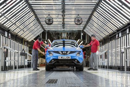Ya han salido un millón de unidades del Nissan Juke de la planta de Sunderland