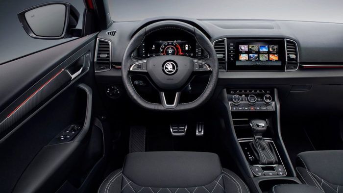 Skoda Karoq Sportline 2019 Interior 2 700x394