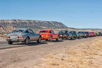 ¿Algún plan mejor que celebrar el 50 aniversario del Opel GT en la Ruta 66?