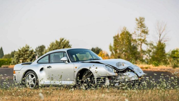 Porsche 959 Accidentado Subasta 6 700x394
