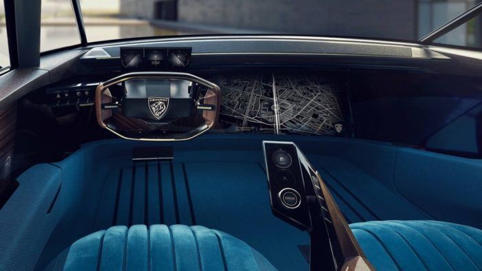 Peugeot E Legend Concept 2019 Interior 9 700x394