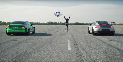 El Audi RS 3 eléctrico que se merienda al Porsche 911 GT2 RS (en vídeo)