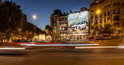 La última valla publicitaria de Hyundai también se preocupa por el medio ambiente