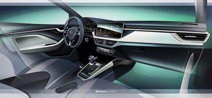 Ya sabemos un poco más del Skoda Scala, se desvela su interior