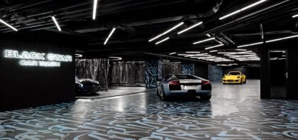 Solo en Rusia: un lavadero de coches – club nocturno