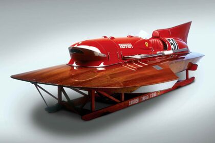 ¿Conocías el barco con sello Ferrari? Esta es su historia