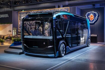 ¿Camión o autobús? El Scania NXT Concept muestra un futuro muy práctico