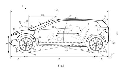 El coche eléctrico de Dyson se vislumbra en esta patente