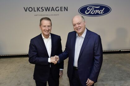 Volkswagen y Ford incrementan su alianza: nueva plataforma para vehículos eléctricos y tecnología autónoma