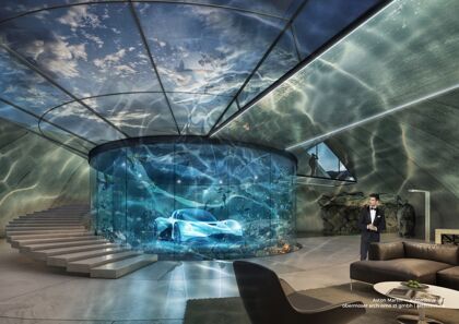 Aston Martin también ofrece garajes personalizados a la altura de sus coches