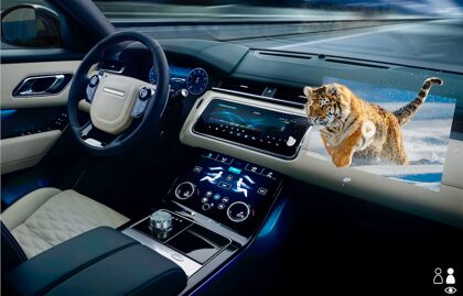 Así es el Head-Up Display en 3D en el que trabaja Jaguar Land Rover