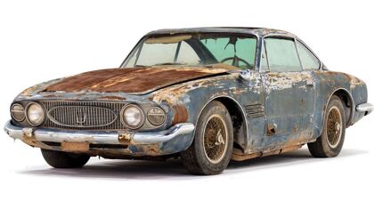 Maserati 5000 GT Coupé, el sueño del Sha de Persia abandonado en la arena