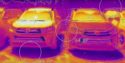 Está claro que los coches negros se calientan más, ¿pero cuánto exactamente?